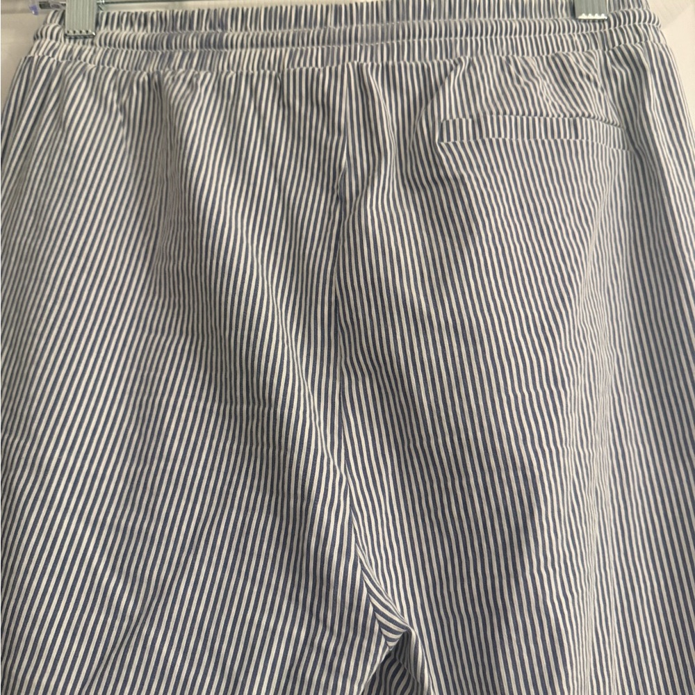 Striped Blue & White Pants - Picture 3 of 7
